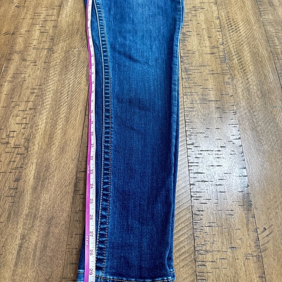 Seven7 Women's Straight Leg Jeans in Deep Blue - Picture 11 of 13